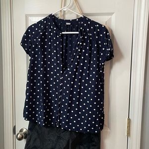 Polka dot blouse